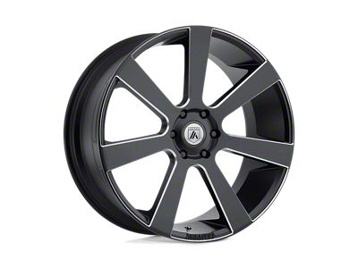 Asanti Apollo Satin Black Milled 6-Lug Wheel; 24x9; 15mm Offset (03-09 4Runner)