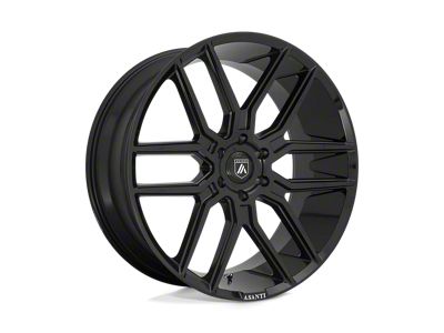 Asanti Baron Gloss Black 6-Lug Wheel; 20x9; 15mm Offset (03-09 4Runner)