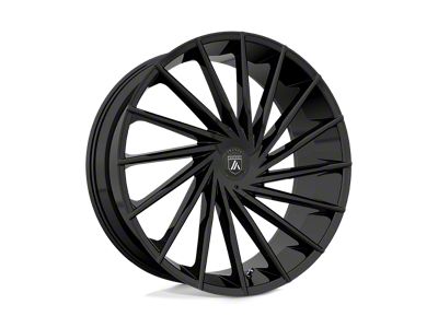 Asanti Matar Gloss Black 6-Lug Wheel; 24x9; 15mm Offset (03-09 4Runner)