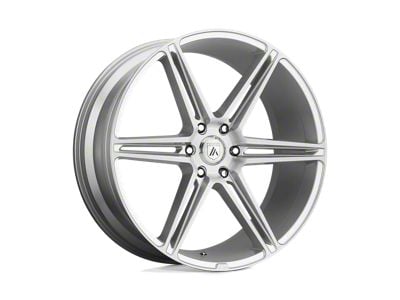 Asanti Alpha 6 Brushed Silver 6-Lug Wheel; 20x9; 30mm Offset (04-15 Titan)