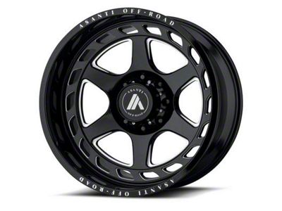 Asanti Anvil Gloss Black Milled 6-Lug Wheel; 20x12; -44mm Offset (04-15 Titan)