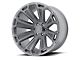 Asanti Cleaver Titanium Brushed 6-Lug Wheel; 20x10; -12mm Offset (04-15 Titan)