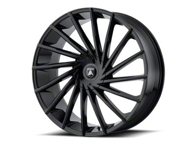 Asanti Matar Gloss Black 6-Lug Wheel; 20x8.5; 15mm Offset (04-15 Titan)