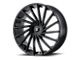 Asanti Matar Gloss Black 6-Lug Wheel; 20x8.5; 15mm Offset (04-15 Titan)