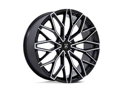 Asanti Mogul 6 Gloss Black with Machined Face 6-Lug Wheel; 24x10; 30mm Offset (04-15 Titan)