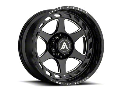 Asanti Anvil Gloss Black Milled 5-Lug Wheel; 20x9; 18mm Offset (07-13 Tundra)