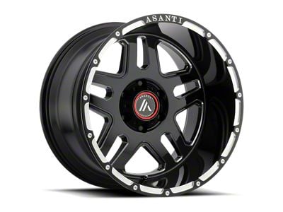 Asanti Enforcer Gloss Black Milled 5-Lug Wheel; 20x9; 40mm Offset (07-13 Tundra)