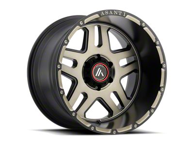 Asanti Enforcer Matte Black Machined Tint 5-Lug Wheel; 20x9; 40mm Offset (07-13 Tundra)