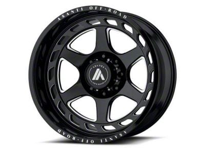 Asanti Anvil Gloss Black Milled 6-Lug Wheel; 20x12; -44mm Offset (10-24 4Runner)