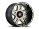 Asanti Enforcer Matte Black Machined Tint 6-Lug Wheel; 20x12; -44mm Offset (10-24 4Runner)