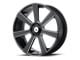 Asanti Apollo Satin Black Milled 6-Lug Wheel; 22x9; 15mm Offset (2024 Tacoma)