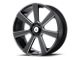 Asanti Apollo Satin Black Milled 6-Lug Wheel; 22x9; 35mm Offset (2024 Tacoma)