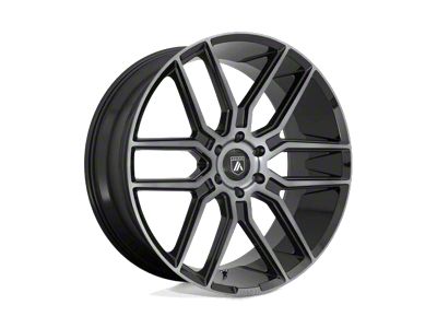 Asanti Baron Gloss Black with Gray Tint 6-Lug Wheel; 22x9.5; 30mm Offset (2024 Tacoma)