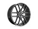 Asanti Baron Gloss Black with Gray Tint 6-Lug Wheel; 22x9.5; 30mm Offset (2024 Tacoma)