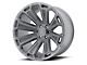 Asanti Cleaver Titanium Brushed 6-Lug Wheel; 20x10; -12mm Offset (2024 Tacoma)