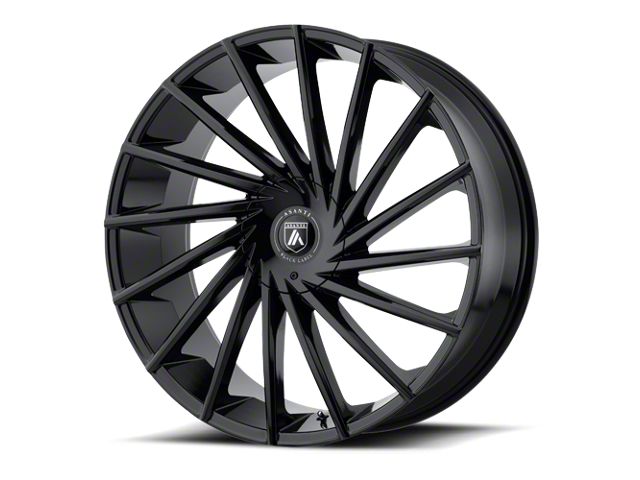 Asanti Matar Gloss Black 6-Lug Wheel; 20x8.5; 15mm Offset (2024 Tacoma)