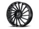 Asanti Matar Gloss Black 6-Lug Wheel; 22x9; 15mm Offset (2024 Tacoma)