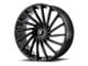 Asanti Matar Gloss Black 6-Lug Wheel; 22x9; 15mm Offset (10-24 4Runner)