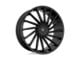 Asanti Matar Gloss Black 6-Lug Wheel; 24x9; 15mm Offset (10-24 4Runner)