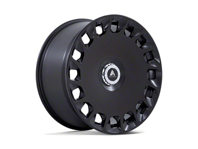 Asanti Aristocrat Matte Black 5-Lug Wheel; 22x10.5; 45mm Offset (21-24 Bronco Sport)