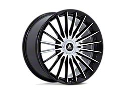 Asanti Viceroy Gloss Black with Machined Face Wheel; 22x10.5; 45mm Offset (21-25 Bronco Sport)