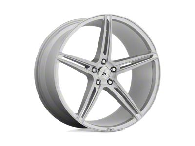 Asanti Alpha 5 Brushed Silver Wheel; 22x10.5; 35mm Offset (84-01 Jeep Cherokee XJ)