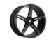 Asanti Alpha 5 Gloss Black Milled Wheel; 20x9; 35mm Offset (84-01 Jeep Cherokee XJ)