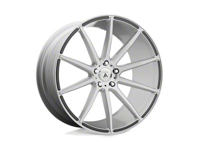 Asanti Aries Brushed Silver Wheel; 20x10; 40mm Offset (84-01 Jeep Cherokee XJ)