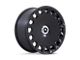 Asanti Aristocrat Matte Black Wheel; 20x10.5; 40mm Offset (84-01 Jeep Cherokee XJ)