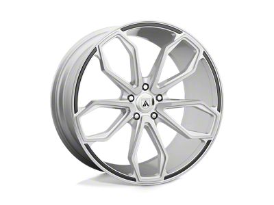 Asanti Athena Brushed Silver Wheel; 22x10.5; 35mm Offset (84-01 Jeep Cherokee XJ)