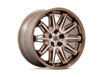 Asanti Imperator Bronze Machined with Bronze Lip Wheel; 20x10.5; 40mm Offset (84-01 Jeep Cherokee XJ)