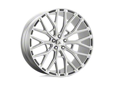 Asanti LEO Brushed Silver Wheel; 20x9; 35mm Offset (84-01 Jeep Cherokee XJ)