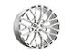 Asanti LEO Brushed Silver Wheel; 20x9; 35mm Offset (84-01 Jeep Cherokee XJ)