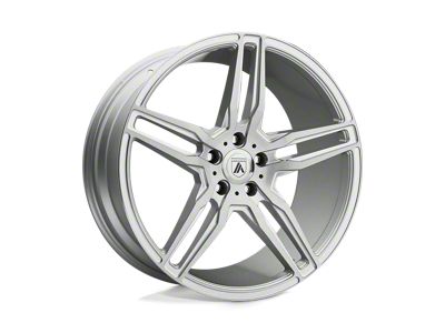 Asanti Orion Brushed Silver with Carbon Fiber Insert Wheel; 19x9.5; 45mm Offset (84-01 Jeep Cherokee XJ)