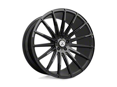 Asanti Polaris Gloss Black Wheel; 22x9; 32mm Offset (84-01 Jeep Cherokee XJ)