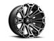 Asanti Cleaver Black Brushed Wheel; 20x10 (20-24 Jeep Gladiator JT)