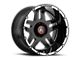 Asanti Enforcer Gloss Black Milled Wheel; 17x9 (20-24 Jeep Gladiator JT)