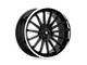 Asanti Beta Gloss Black with Chrome Lip Wheel; 20x10.5 (93-98 Jeep Grand Cherokee ZJ)