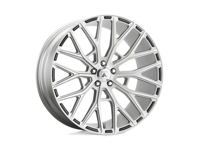 Asanti LEO Brushed Silver Wheel; 20x10.5 (93-98 Jeep Grand Cherokee ZJ)