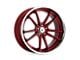 Asanti Sigma Candy Red with Chrome Lip Wheel; 22x10.5 (93-98 Jeep Grand Cherokee ZJ)