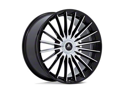 Asanti Viceroy Gloss Black with Machined Face Wheel; 20x9; 35mm Offset (93-98 Jeep Grand Cherokee ZJ)