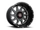 Asanti Ballistic Gloss Black Milled Wheel; 20x12; -44mm Offset (05-10 Jeep Grand Cherokee WK)