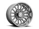 Asanti Workhorse Titanium Brushed Wheel; 20x10; -12mm Offset (11-21 Jeep Grand Cherokee WK2)