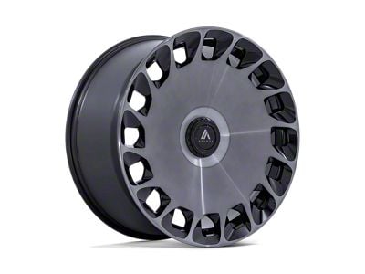 Asanti Aristocrat Gloss Black Machined Wheel; 20x10.5; 40mm Offset (97-06 Jeep Wrangler TJ)