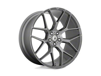 Asanti Dynasty Titanium Brushed Wheel; 20x9; 35mm Offset (97-06 Jeep Wrangler TJ)