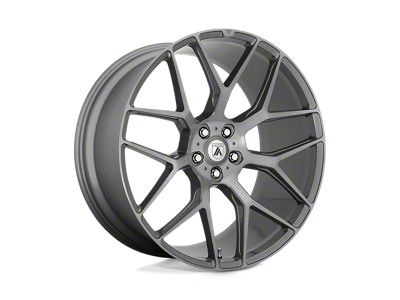 Asanti Dynasty Titanium Brushed Wheel; 22x9; 32mm Offset (97-06 Jeep Wrangler TJ)