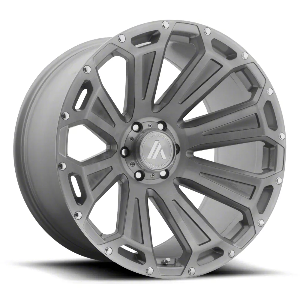 Asanti Jeep Wrangler Cleaver Titanium Brushed Wheel; 20x12; -40mm ...