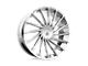 Asanti Matar Chrome Wheel; 20x8.5 (97-06 Jeep Wrangler TJ)