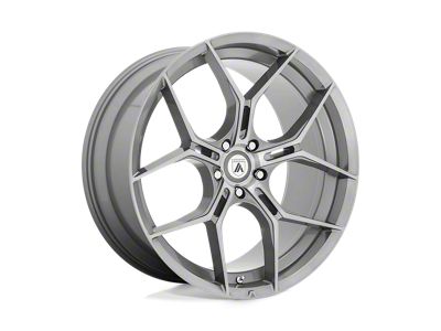 Asanti Monarch Titanium Brushed Wheel; 20x9; 38mm Offset (97-06 Jeep Wrangler TJ)