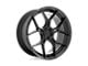 Asanti Monarch Satin Black Wheel; 20x9; 38mm Offset (87-95 Jeep Wrangler YJ)